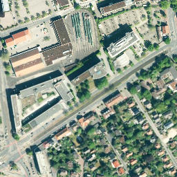 Satellite imagery of LGN, DE