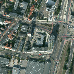 Satellite imagery of Poznań, PL
