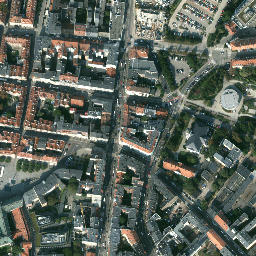 Satellite imagery of Poznań, PL