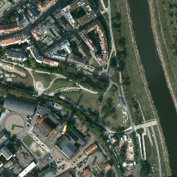 Satellite imagery of Poznań  Nowe Miasto - Pałac barokowy, PL