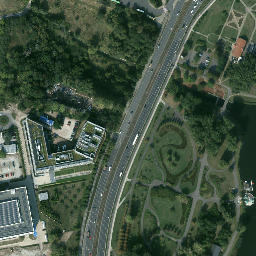 Satellite imagery of Poznań  Nowe Miasto - Pałac barokowy, PL