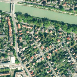 Satellite imagery of LGN, DE