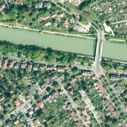 Satellite imagery of LGN, DE