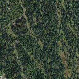 Satellite imagery of Athabasca Pass, CA