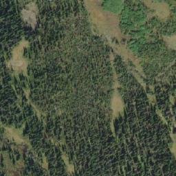 Satellite imagery of Athabasca Pass, CA