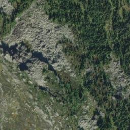 Satellite imagery of Athabasca Pass, CA