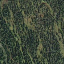 Satellite imagery of Athabasca Pass, CA