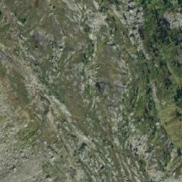 Satellite imagery of Athabasca Pass, CA