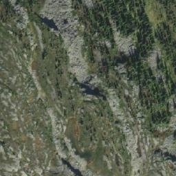 Satellite imagery of Athabasca Pass, CA