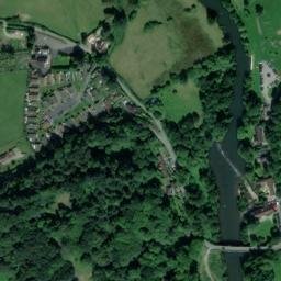 Satellite imagery of Ludlow Castle, GB
