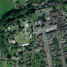 Satellite imagery of Ludlow Castle, GB