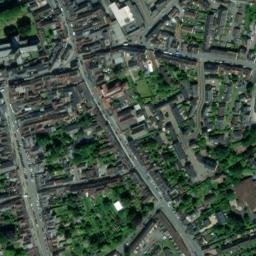 Satellite imagery of Ludlow Castle, GB