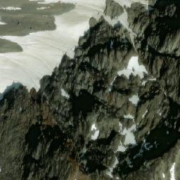 Satellite imagery of Defiance Mountain, CA