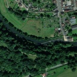 Satellite imagery of Ludlow Castle, GB
