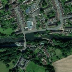Satellite imagery of Ludlow Castle, GB