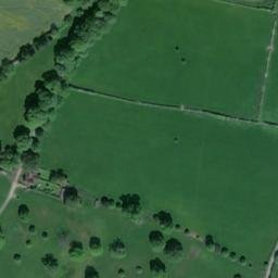 Satellite imagery of Brampton Bryan Castle, GB