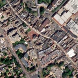 Satellite imagery of Huntingdon Castle, GB