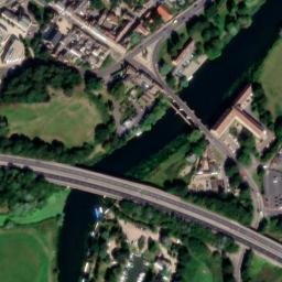 Satellite imagery of Huntingdon Castle, GB