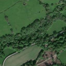Satellite imagery of Elan Aqueduct survey tower, GB