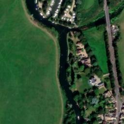 Satellite imagery of Huntingdon Castle, GB