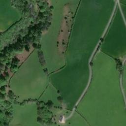 Satellite imagery of Cymaron siege castles, GB