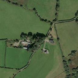 Satellite imagery of Ystrad Meurig Castle, GB