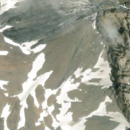 Satellite imagery of Mount Alberta, CA