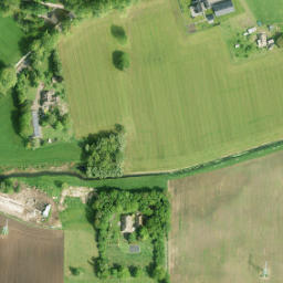 Satellite imagery of grenssteen voormalige grens gemeente Deventer, NL