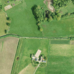 Satellite imagery of grenssteen voormalige grens gemeente Deventer, NL
