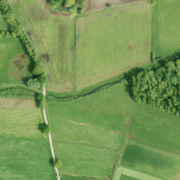 Satellite imagery of grenssteen voormalige grens gemeente Deventer, NL