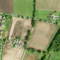 Satellite imagery of grenssteen voormalige grens gemeente Deventer, NL