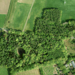 Satellite imagery of grenssteen voormalige grens gemeente Deventer, NL