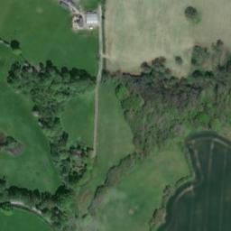 Satellite imagery of Kinnerton Court Motte, GB