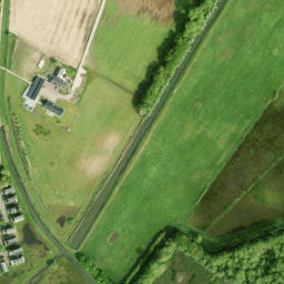 Satellite imagery of grenssteen voormalige grens gemeente Deventer, NL