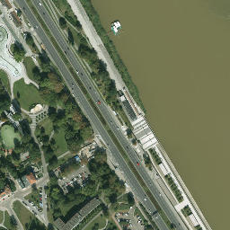 Satellite imagery of Warsaw Old Town Market Square, PL