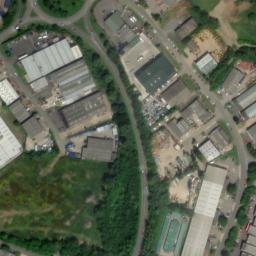 Satellite imagery of John of Gaunts Castle, GB