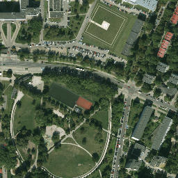 Satellite imagery of cairn, PL