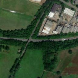 Satellite imagery of John of Gaunts Castle, GB