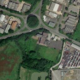 Satellite imagery of John of Gaunts Castle, GB