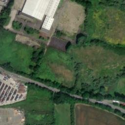 Satellite imagery of John of Gaunts Castle, GB