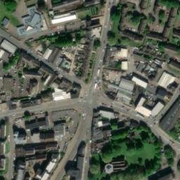 Satellite imagery of Northampton Castle, GB