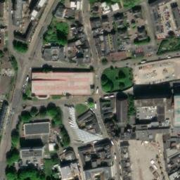 Satellite imagery of Northampton Castle, GB
