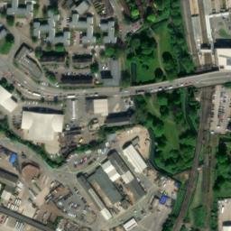 Satellite imagery of Northampton Castle, GB