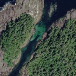 Satellite imagery of Cape Swaine, CA