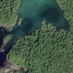 Satellite imagery of Cape Swaine, CA