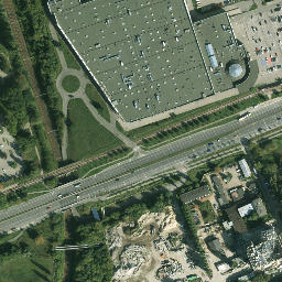 Satellite imagery of cairn, PL