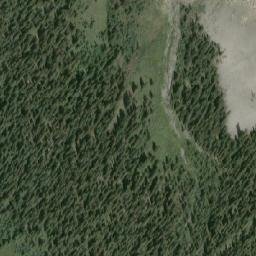 Satellite imagery of Sunwapta Pass, CA
