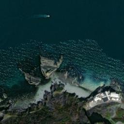Satellite imagery of New Quay Head, GB