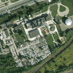 Satellite imagery of cairn, PL