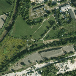 Satellite imagery of cairn, PL